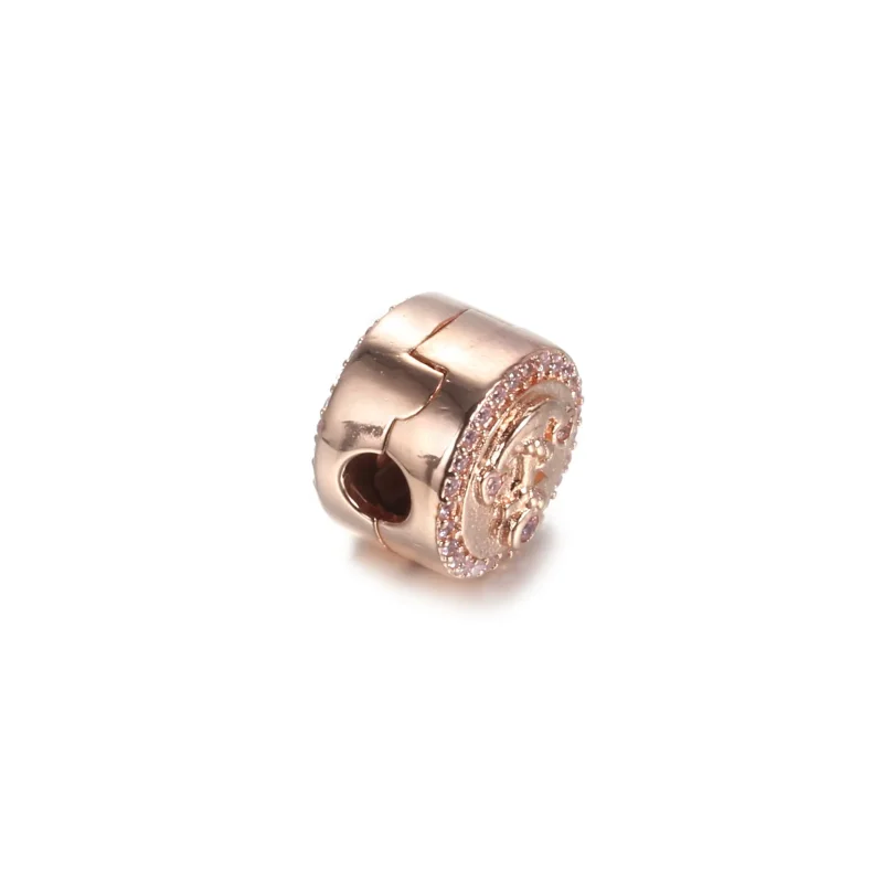 (imagine pentru) Brățară fixă Pandora cu Spumante roz Ancora din argint - 789019C01 - Vizualizare 5