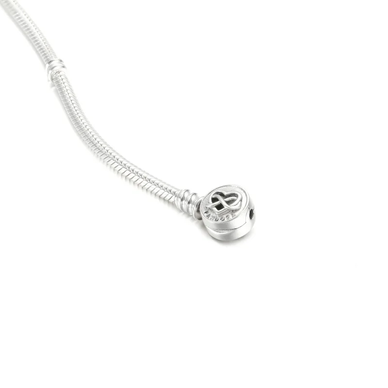 (imagine pentru) Brățară tip lanț clasic cu închizătoare de tip inimă Infinit Pandora Moments - 5 - Vizualizare 5
