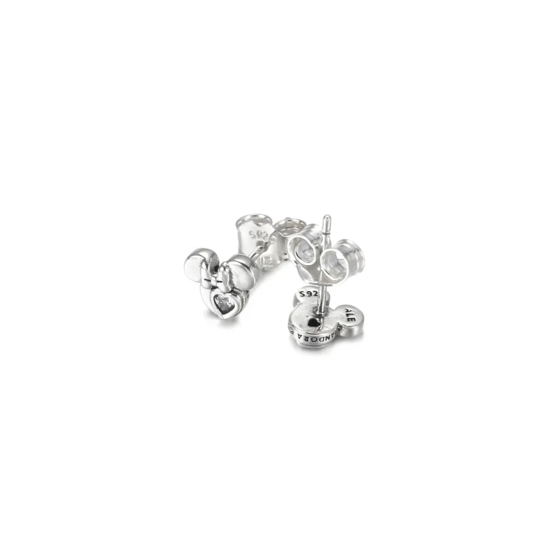 (imagine pentru) Cercei cu șurub cu siluetele lui Mickey Mouse și Minnie Mouse de la Disney - 299 - Vizualizare 4
