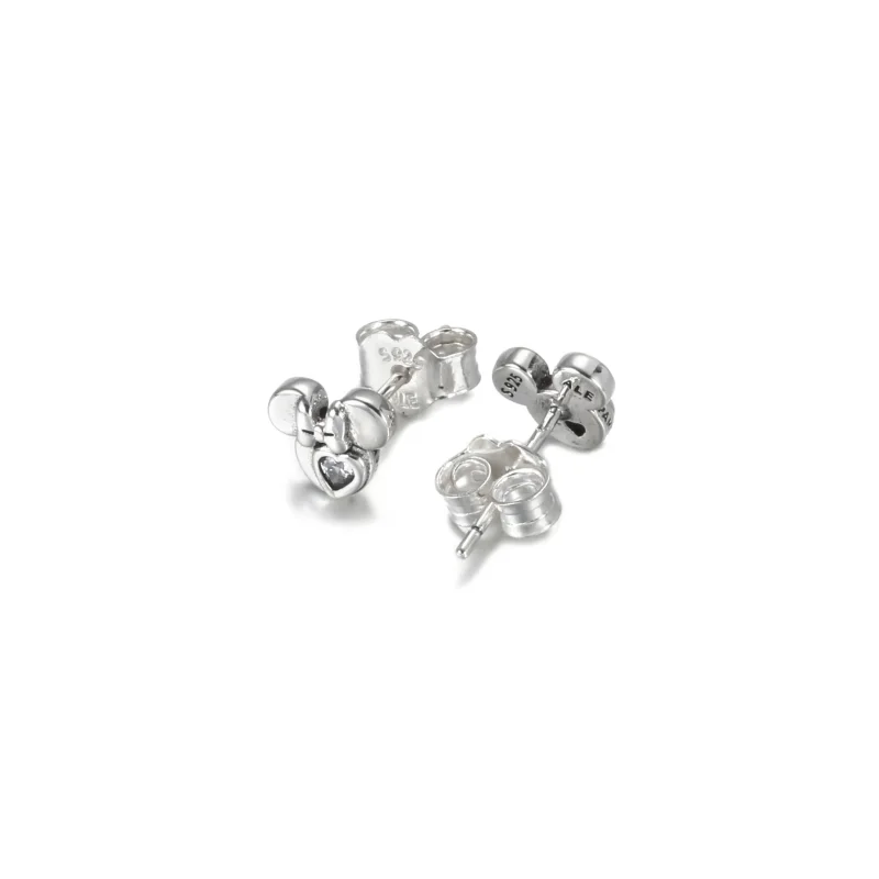 (imagine pentru) Cercei cu șurub cu siluetele lui Mickey Mouse și Minnie Mouse de la Disney - 299 - Vizualizare 5
