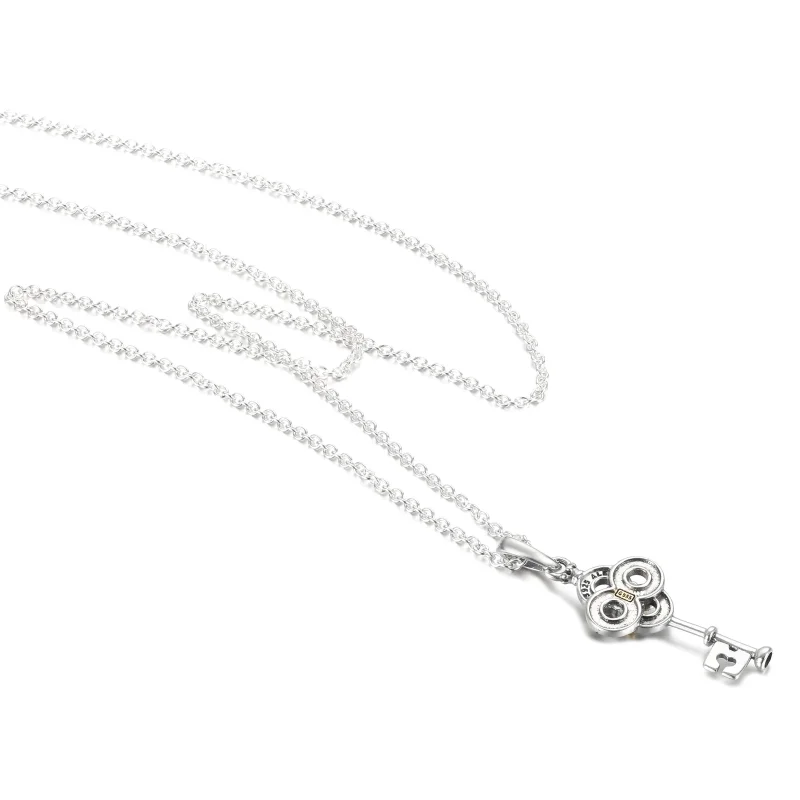 (imagine pentru) Colier Pandora cu Cheie & Floare din argint - 399339C01 - Vizualizare 3