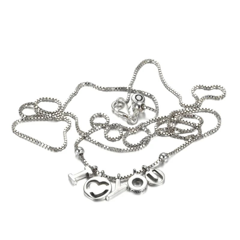 (imagine pentru) Colier Te iubesc - 396580-60 - Vizualizare 3