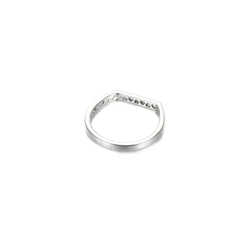 (imagine pentru) Inel Pandora cu Logo Bar Stacking din argint - 199048C00 - Vizualizare 4