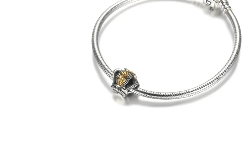 (imagine pentru) Talisman cu coroană regală în două nuanțe - 799340C00 - Vizualizare 5