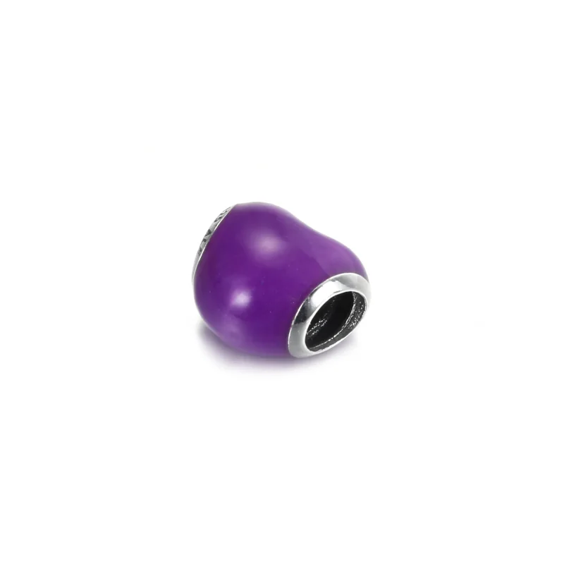 (imagine pentru) Talisman cu inimă violetă metalică - 799291C01 - Vizualizare 2