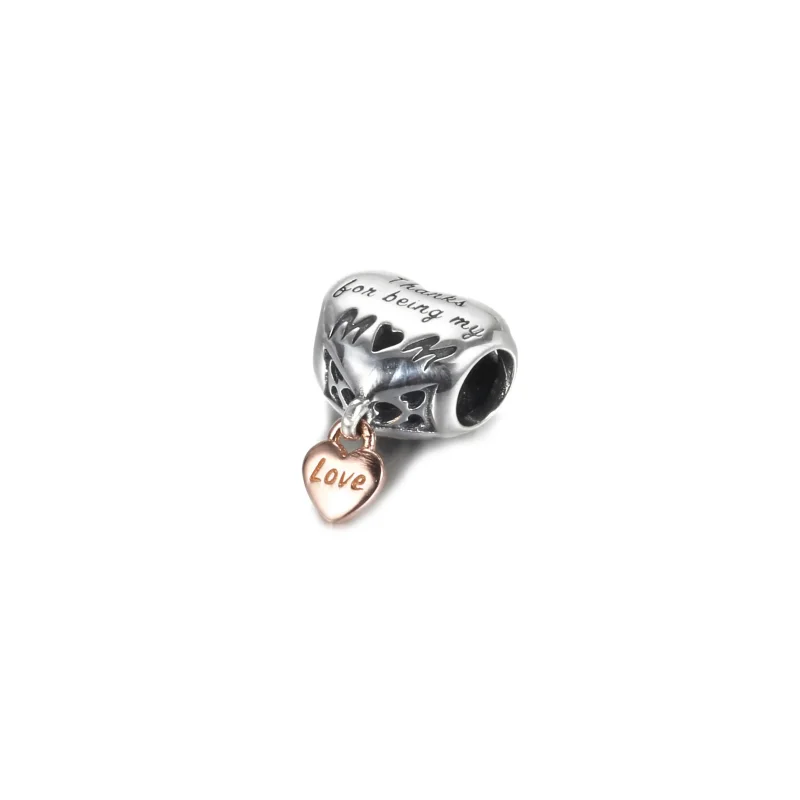 (imagine pentru) Talisman cu inimioară Love You Mum - 788830C00 - Vizualizare 2