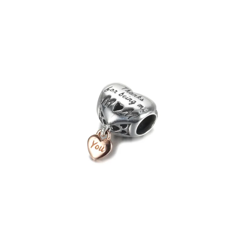 (imagine pentru) Talisman cu inimioară Love You Mum - 788830C00 - Vizualizare 3