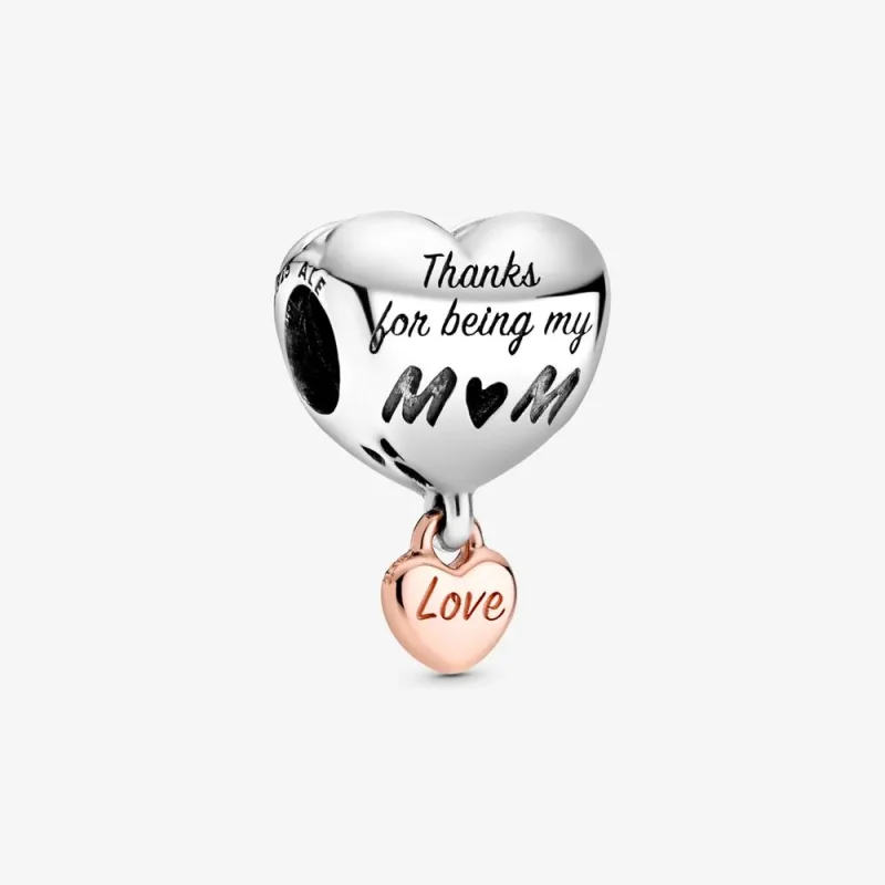 (imagine pentru) Talisman cu inimioară Love You Mum - 788830C00