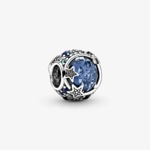 (imagine pentru) Talisman cu stele strălucitoare în nuanța albastru celest - 799209C01