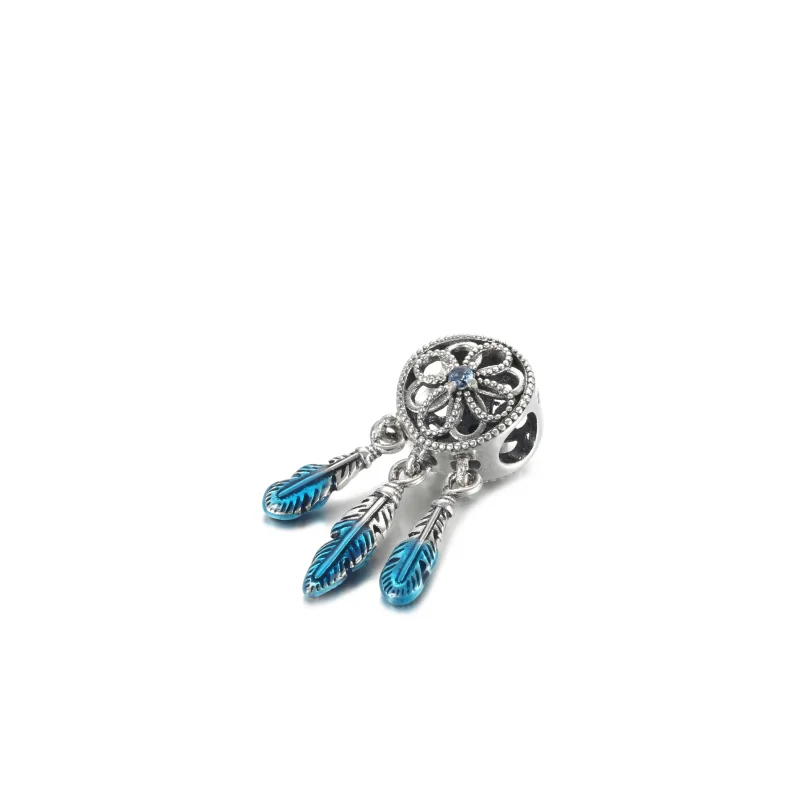 (imagine pentru) Talisman de tip dreamcatcher albastru - 799341C01 - Vizualizare 2