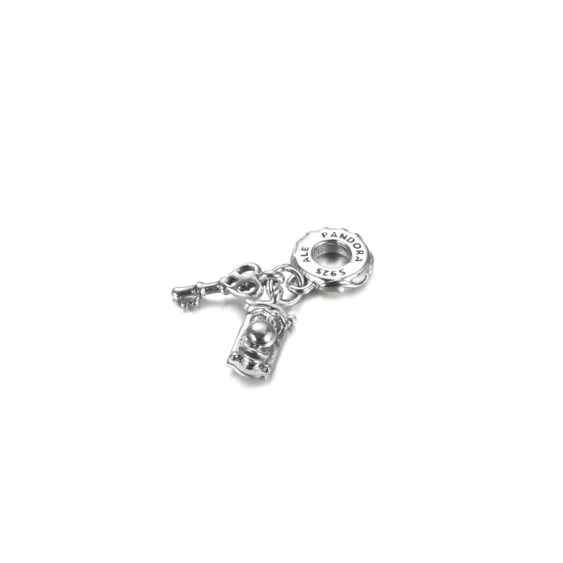 (imagine pentru) Talisman de tip pandantiv Cheie și mânerul ușii Disney Alice în Țara Minunilor - - Vizualizare 2