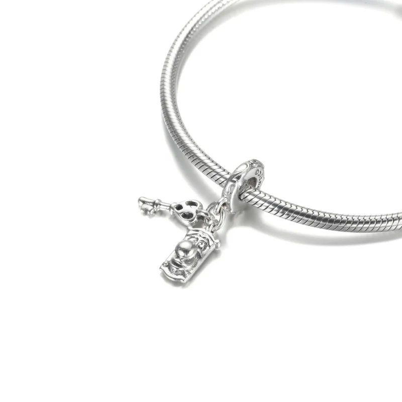 (imagine pentru) Talisman de tip pandantiv Cheie și mânerul ușii Disney Alice în Țara Minunilor - - Vizualizare 5