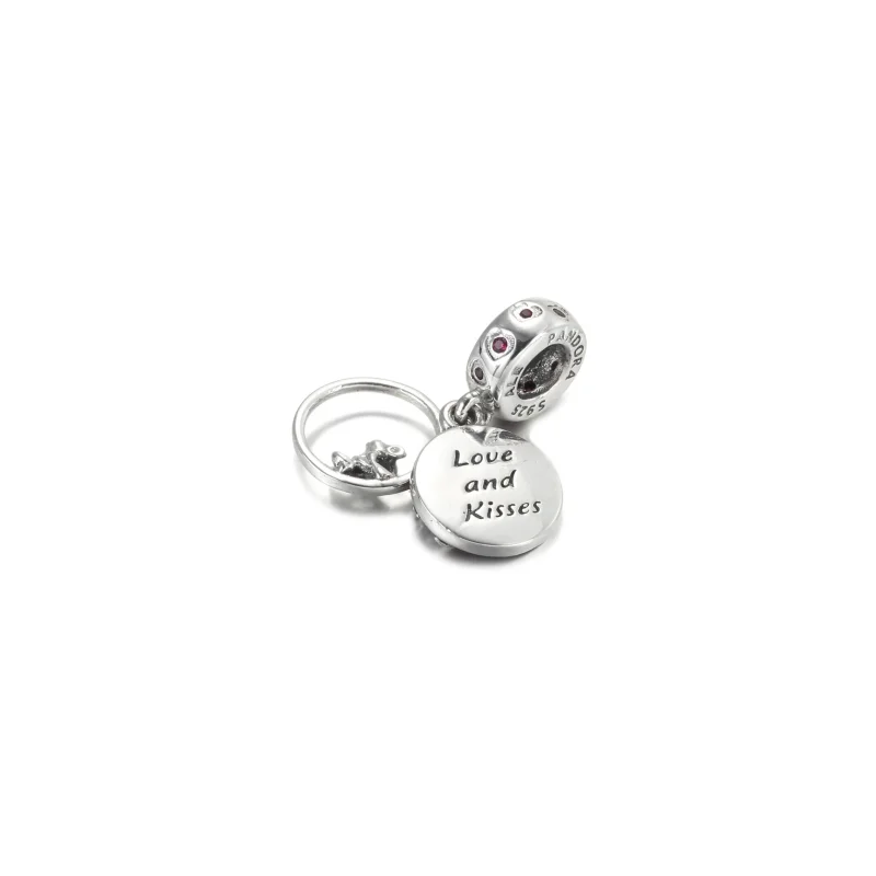 (imagine pentru) Talisman de tip pandantiv Disney Mickey Mouse & Minnie Mouse - Love and Kisses ( - Vizualizare 4