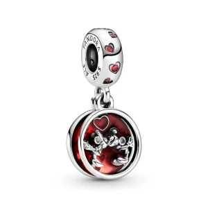 (imagine pentru) Talisman de tip pandantiv Disney Mickey Mouse & Minnie Mouse - Love and Kisses (Iubire și săruturi) - 799298C01