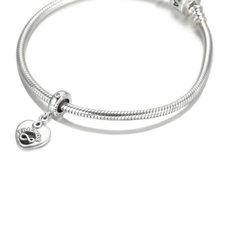 (imagine pentru) Talisman de tip pandantiv în formă de inimă „Friends Forever” - 799294C01 - Vizualizare 5