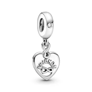 (imagine pentru) Talisman de tip pandantiv în formă de inimă „Friends Forever” - 799294C01