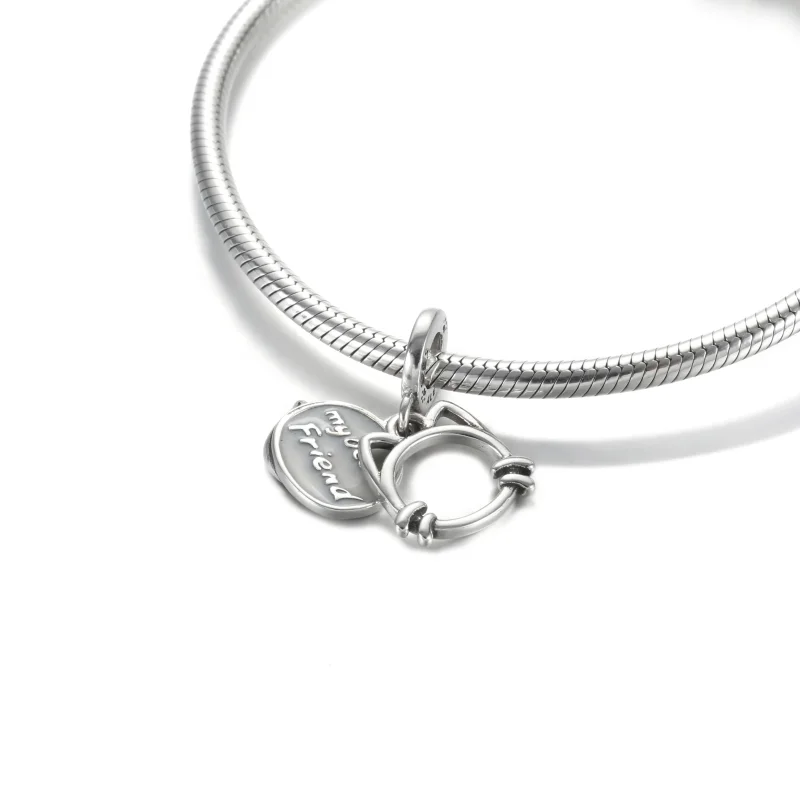 (imagine pentru) Talisman de tip pandantiv Pisica - animalul meu de companie - 799329C01 - Vizualizare 5