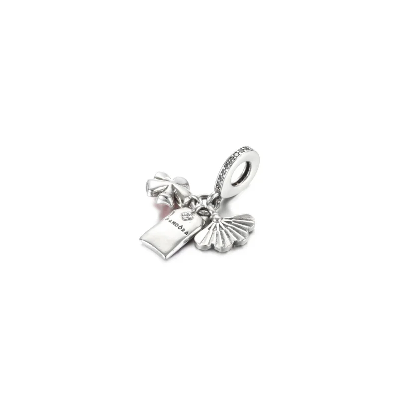 (imagine pentru) Talisman de tip pandantiv Sakura, Omamori și evantai japonez - 799326C01 - Vizualizare 3