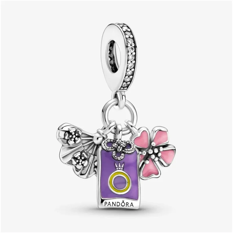 (imagine pentru) Talisman de tip pandantiv Sakura, Omamori și evantai japonez - 799326C01