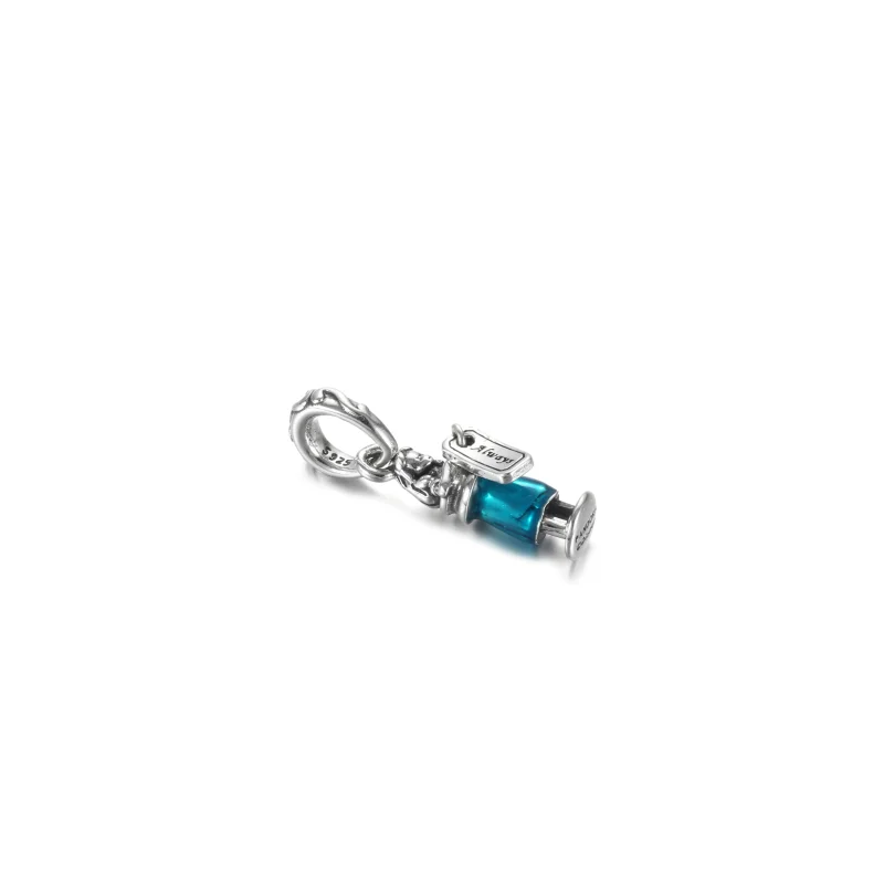 (imagine pentru) Talisman de tip pandantiv Sticlă cu eticheta „Bea-mă” Disney Alice în Țara Minun - Vizualizare 3