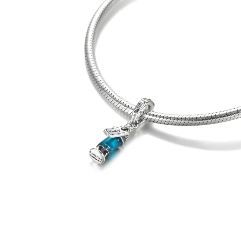(imagine pentru) Talisman de tip pandantiv Sticlă cu eticheta „Bea-mă” Disney Alice în Țara Minun - Vizualizare 5