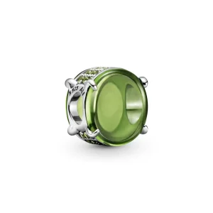 (imagine pentru) Talisman oval verde tip caboșon - 799309C02