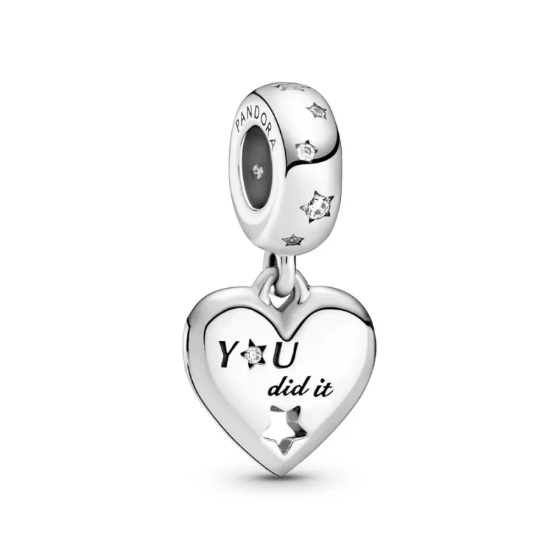 (imagine pentru) Talisman pandantiv „Felicitări” Stele și inimă - 799323C01