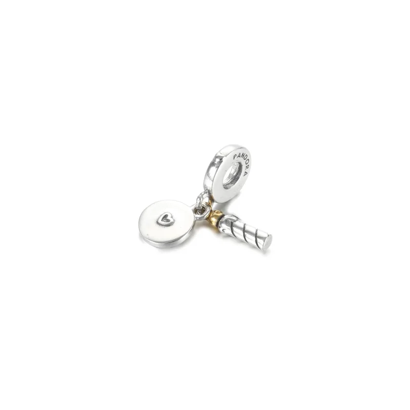 (imagine pentru) Talisman pandantiv Lumânare pentru zi de naștere în două nuanțe - 799328C00 - Vizualizare 3