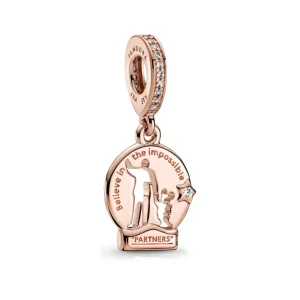 (imagine pentru) Talisman pandantiv Pandora cu Disney Parks Partners din aur rose - 789269C01