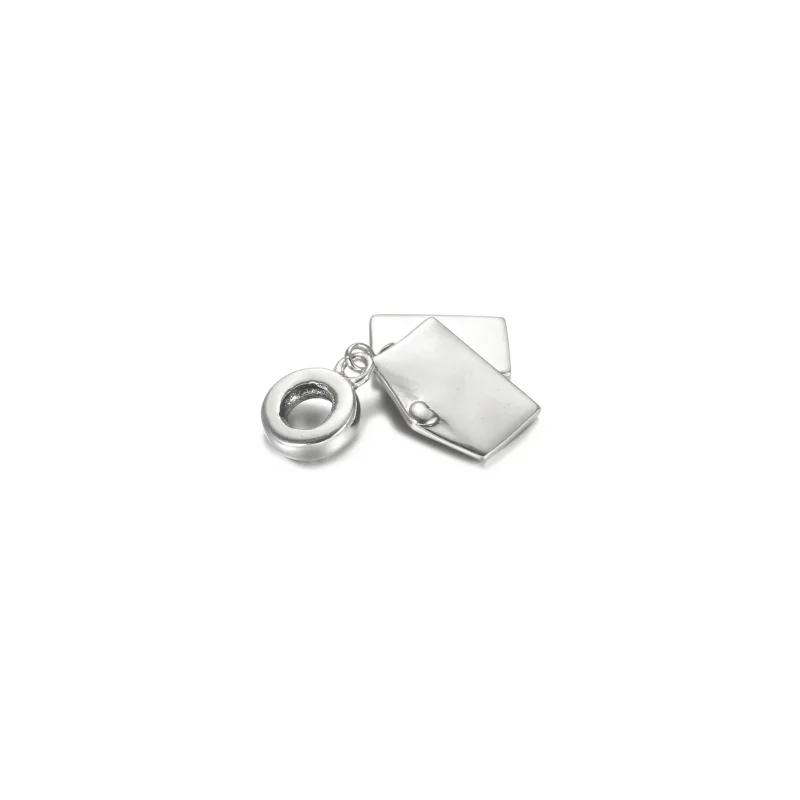 (imagine pentru) Talisman pandantiv Pandora cu Scrisoare gravabilă și plic din argint - 799274C00 - Vizualizare 4