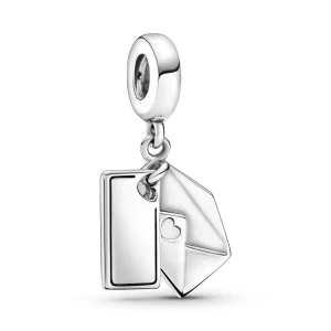 (imagine pentru) Talisman pandantiv Pandora cu Scrisoare gravabilă și plic din argint - 799274C00