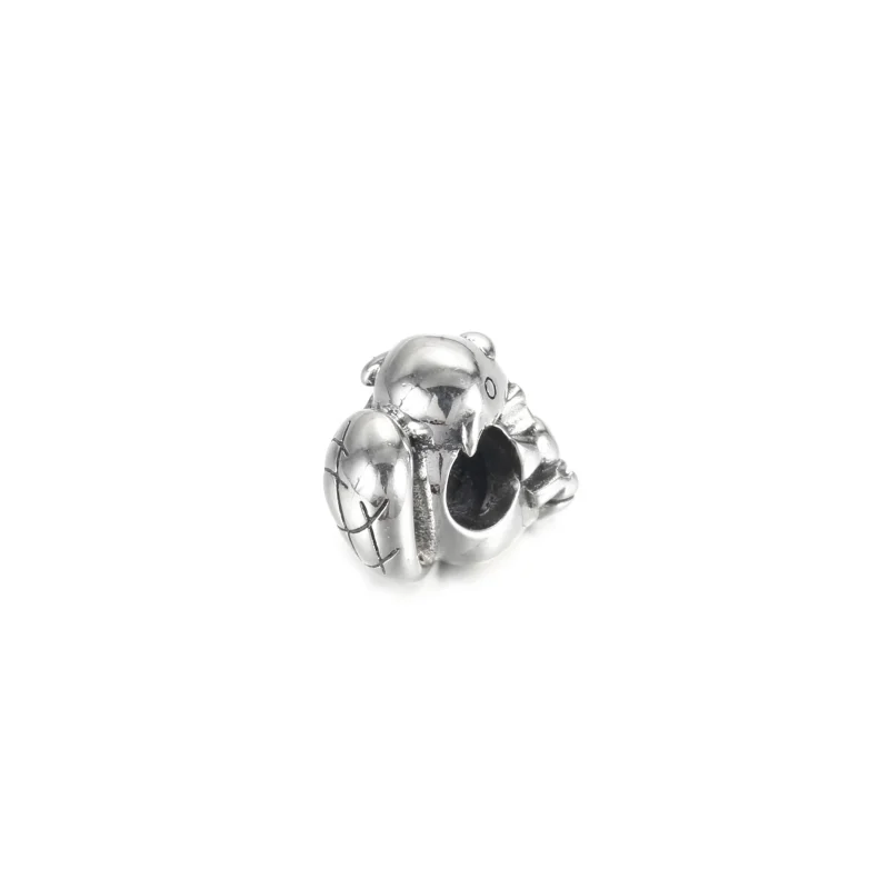 (imagine pentru) Talisman Pandora Castor canadian & Frunză de arțar din argint - 799394C01 - Vizualizare 3