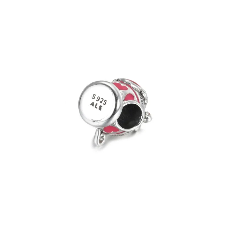 (imagine pentru) Talisman Pandora Disney Parks Mickey and Minnie Teacups din argint - 799265C01 - Vizualizare 4