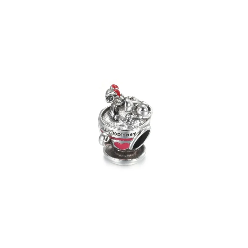 (imagine pentru) Talisman Pandora Disney Parks Mickey and Minnie Teacups din argint - 799265C01 - Vizualizare 5