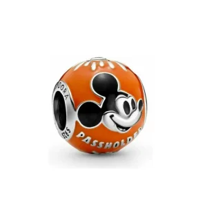 (imagine pentru) Talisman Pandora Disney Parks Passholder din argint - 799262C01