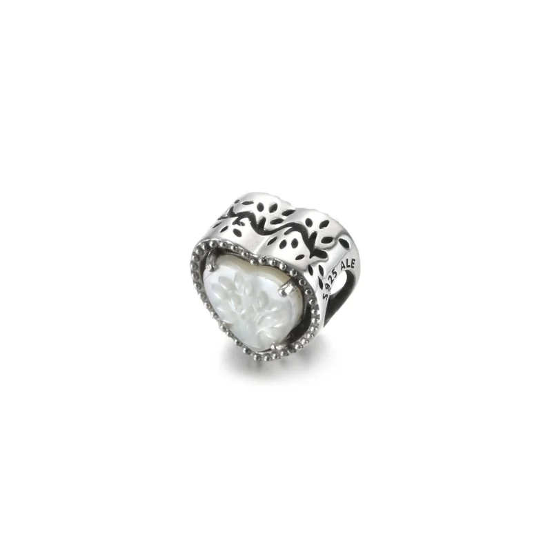 (imagine pentru) Talisman Pandora Inima si arborele genealogic ajurată din argint - 799413C01 - Vizualizare 2