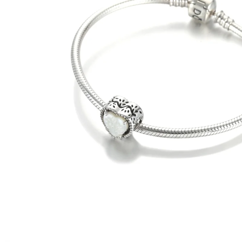 (imagine pentru) Talisman Pandora Inima si arborele genealogic ajurată din argint - 799413C01 - Vizualizare 5