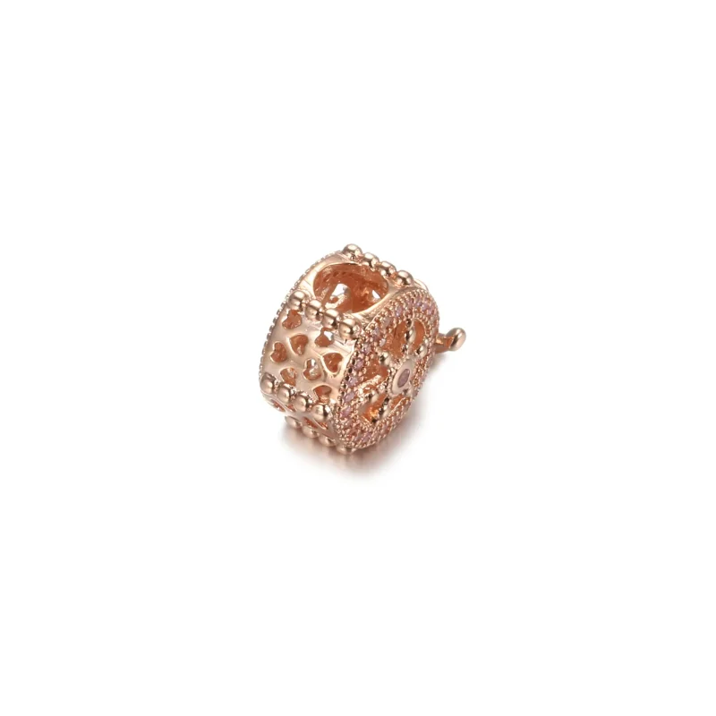 (imagine pentru) Talisman Pandora Ships Helm ALE MET din aur rose - 789017C01 - Vizualizare 4