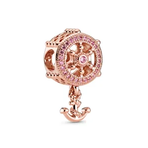 (imagine pentru) Talisman Pandora Ships Helm ALE MET din aur rose - 789017C01
