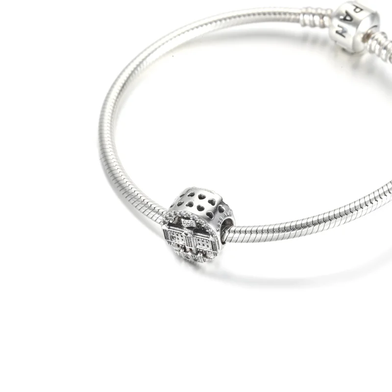 (imagine pentru) Talisman Pandora Spumant Palatul Buckingham din argint - 799382C01 - Vizualizare 5