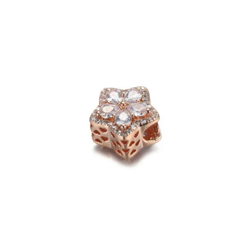 (imagine pentru) Talisman pavé cu fulg de nea strălucitor - 789224C01 - Vizualizare 3