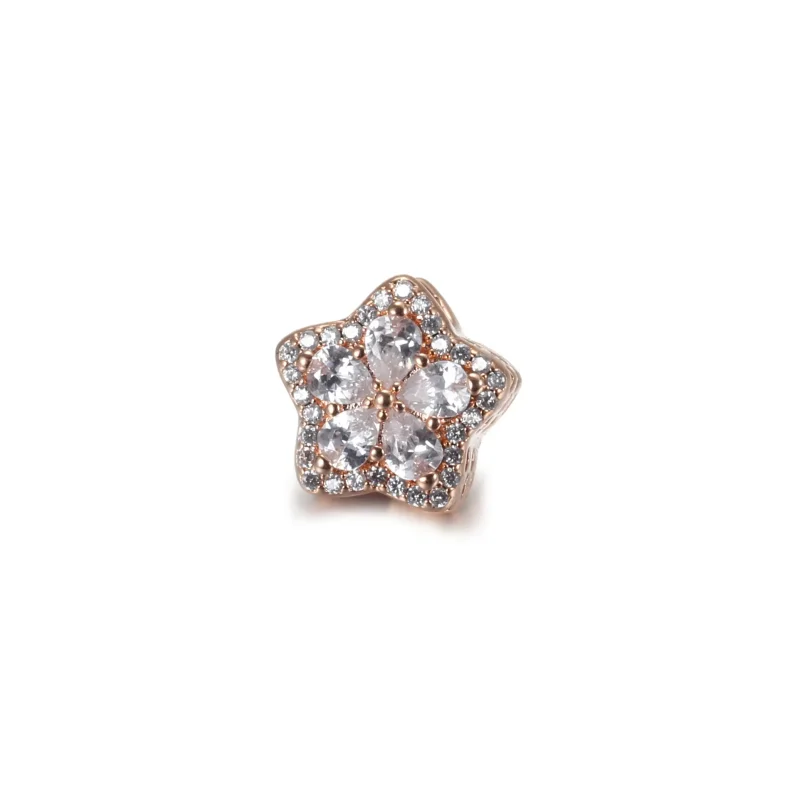 (imagine pentru) Talisman pavé cu fulg de nea strălucitor - 789224C01 - Vizualizare 4