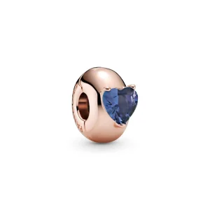 (imagine pentru) Talisman solitaire cu fixare ușoară cu inimă albastră - 789203C02