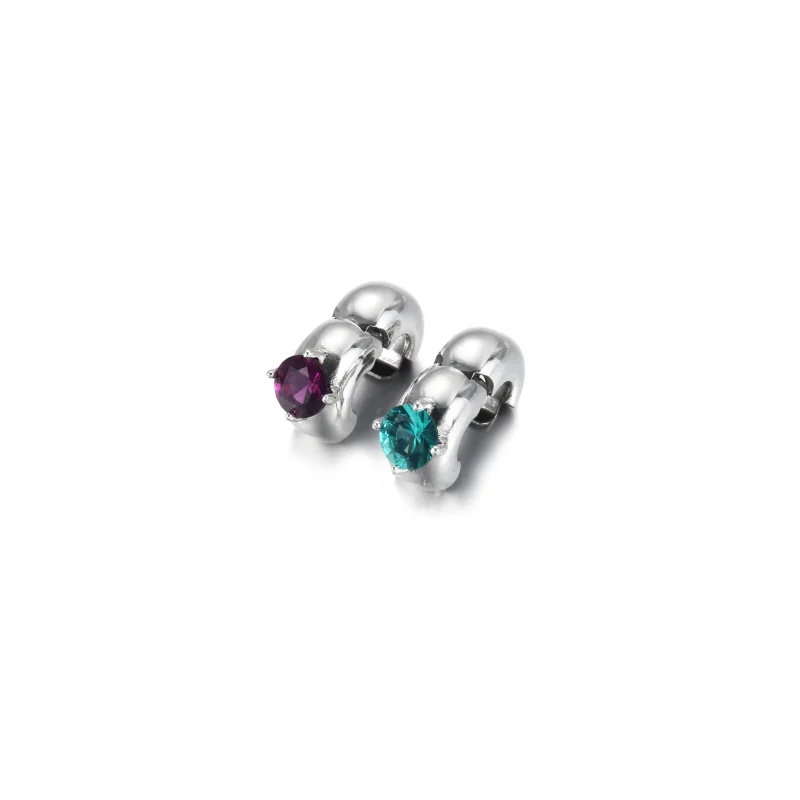 (imagine pentru) Talisman solitaire rotund violet cu fixare ușoară - 799204C02 - Vizualizare 7