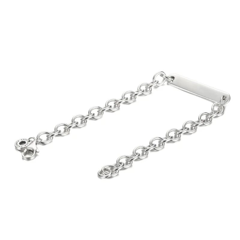 (imagine pentru) Brățară PANDORA cu element gravabil în formă de bară - 599523C00 - Vizualizare 3