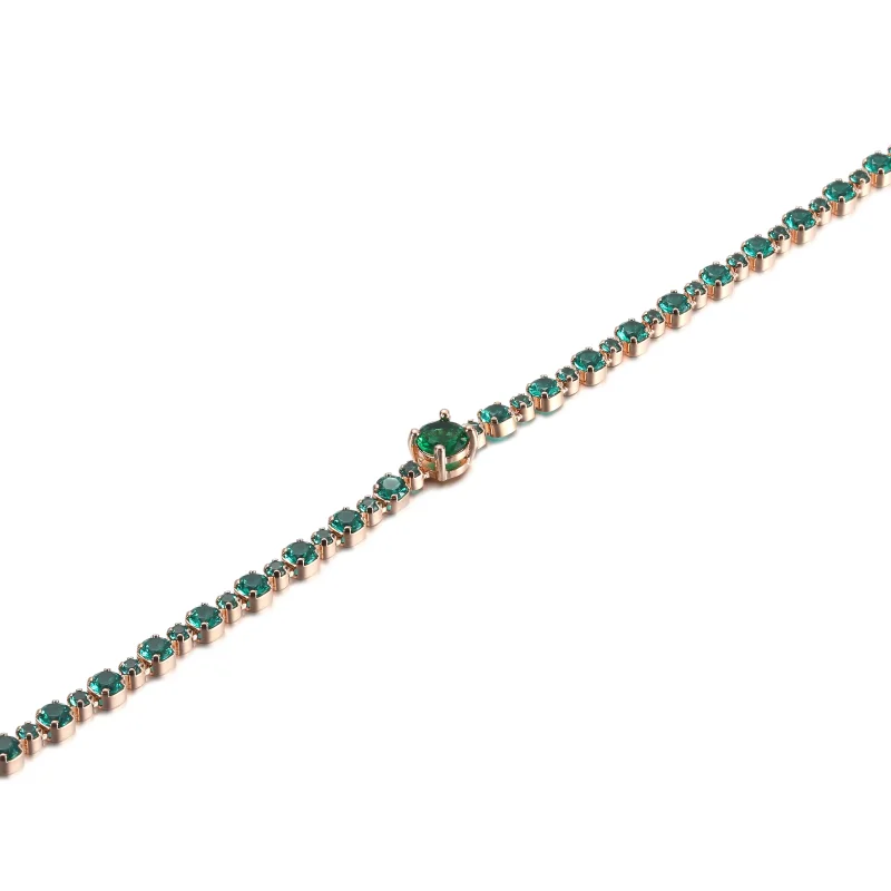 (imagine pentru) Brățară PANDORA Sparkling Pavé Tennis - 580044C01 - Vizualizare 5