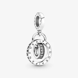 (imagine pentru) Breloc cu cercuri cu logo Pandora - 799490C01