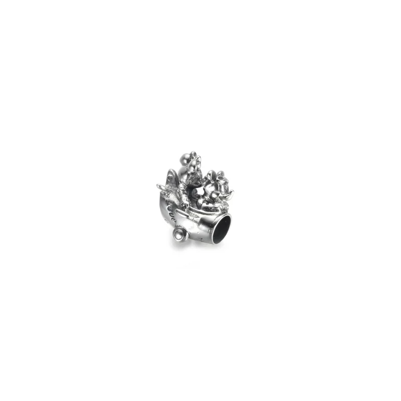 (imagine pentru) Breloc PANDORA Disney cu avionul lui Mickey Mouse și Minnie Mouse - 790108C00 - Vizualizare 3