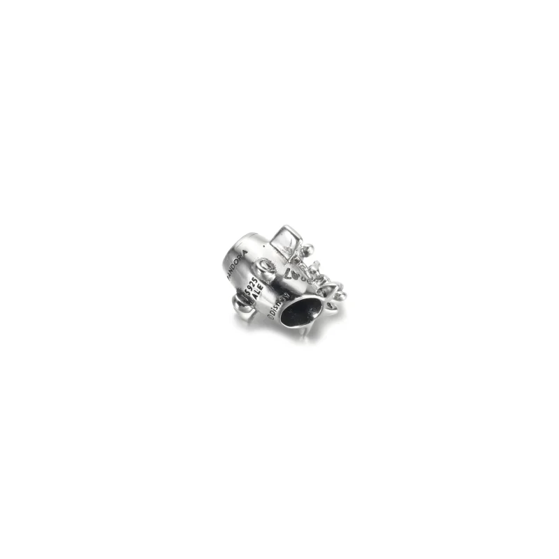 (imagine pentru) Breloc PANDORA Disney cu avionul lui Mickey Mouse și Minnie Mouse - 790108C00 - Vizualizare 4