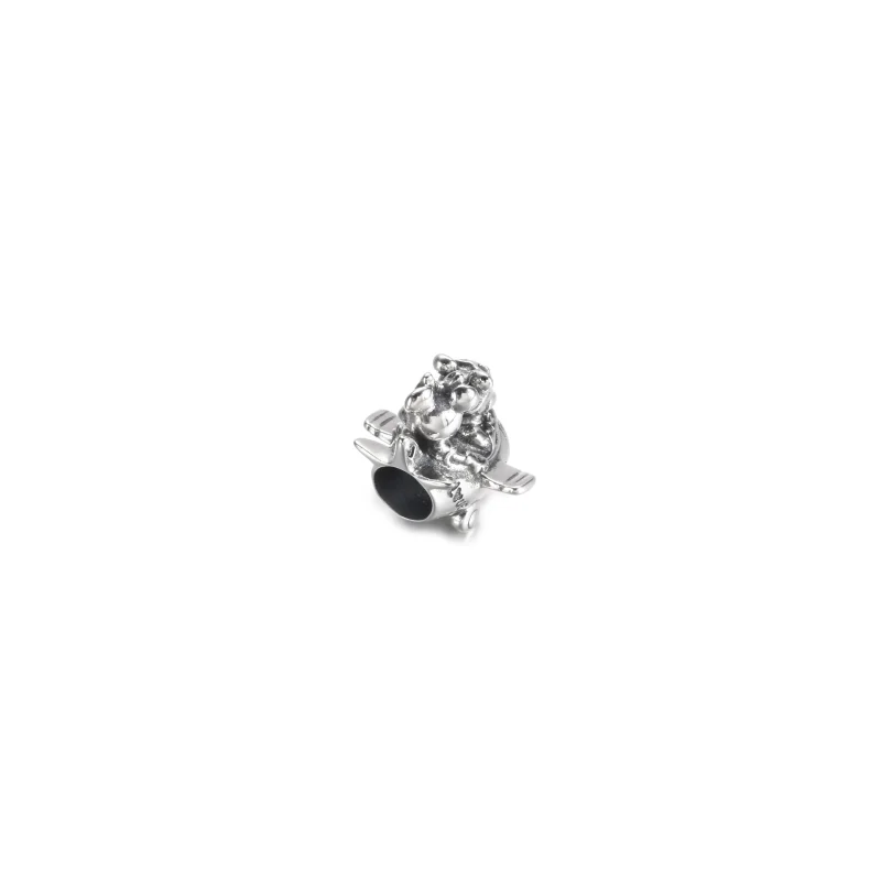 (imagine pentru) Breloc PANDORA Disney cu avionul lui Mickey Mouse și Minnie Mouse - 790108C00 - Vizualizare 5